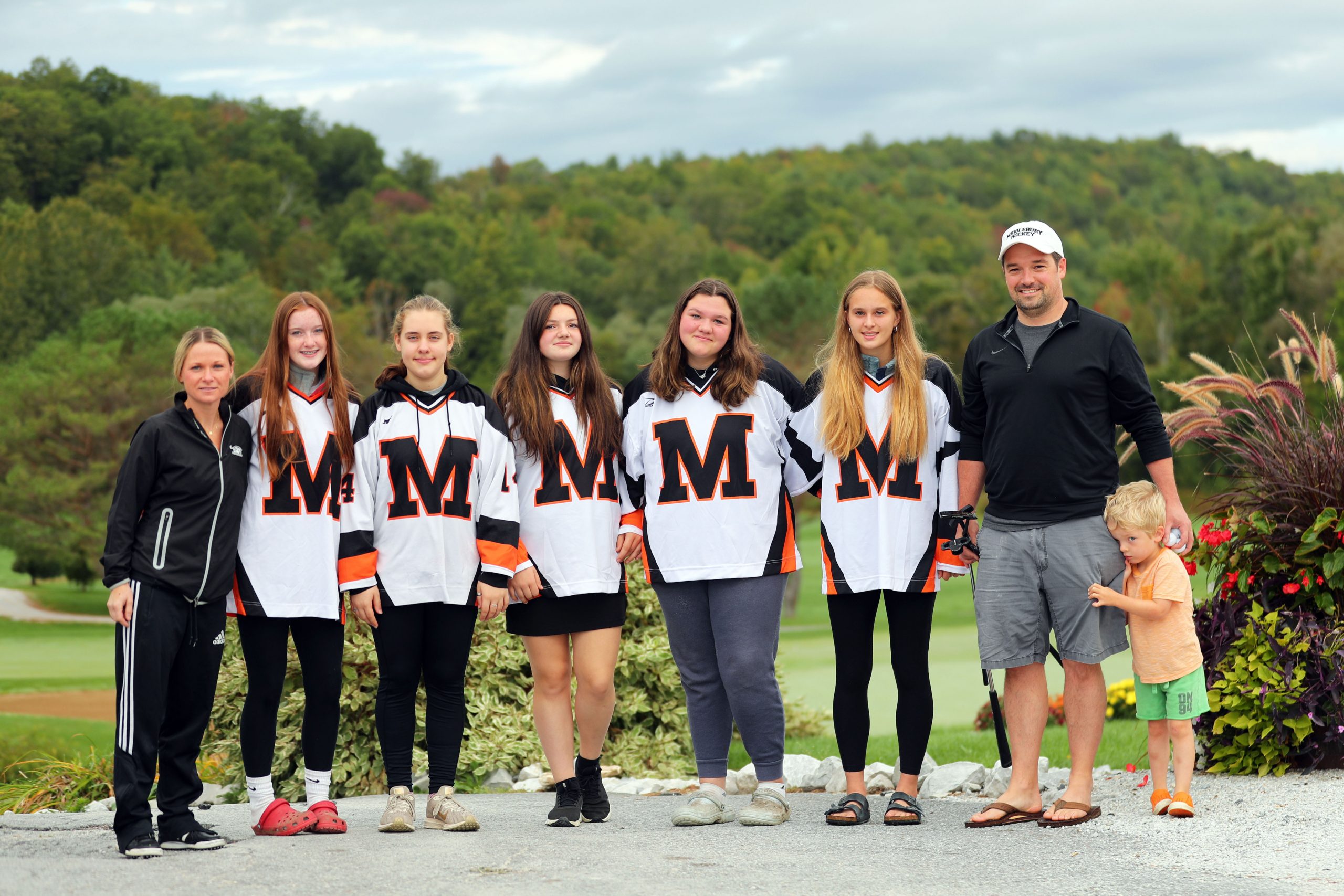 Volunteers from the MUHS Girls Hockey program